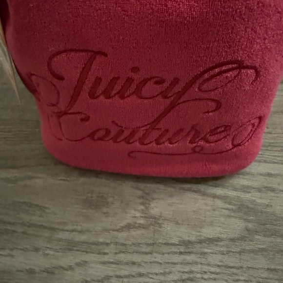 NWT Y2K Juicy Couture Pink Shoulder Beach Terry Cloth Bag with Drawstring - Picture 3 of 8